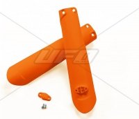 UFO OSŁONY TELESKOPÓW ( AMORTYZATORÓW ) PRZEDNICH KTM SX/SXF 15-20, EXC/EXCF 16-20 TPI, KOLOR POMARAŃCZOWY 
