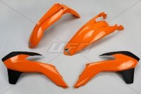 UFO KOMPLET PLASTIKÓW KTM EXC 14-16, KOLOR OEM 14 (POMARAŃCZOWY/CZARN<br />Y) (KT516E999) 