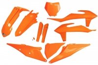 UFO KOMPLET PLASTIKÓW (FULL KIT) Z OSŁONAMI TELESKOPÓW (AMORTYZATORÓW) KTM SX 125/150/250 19-22, SXF (SX-F) 250/350/450 19-22 KO 