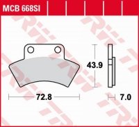 TRW ZF KLOCKI HAMULCOWE KH232 SINTER OFFROAD CF MOTO CF 500 TERRALANDER 11-13, RANGER 500 10-15, POLARIS TRAIL BLAZER/BOSS 91-99 