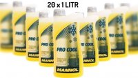 MANNOL PŁYN DO CHŁODNIC PRO COOL 1L MOTOCYKLOWY (-40ST.C/+135ST.C) GOTOWY DO UŻYCIA - KARTON 20 SZT. (PAKIET) 