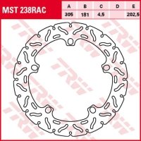 TRW ZF TARCZA HAMULCOWA PRZÓD BMW R 1100S 98-00, R 1200GS/ADV 04-18 (305X181X4,5MM) WAVE 