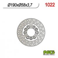 NG TARCZA HAMULCOWA TYŁ APRILIA 50 SKUTER,CPI,BETA,GENE<br />RIC,GILERA,PEUGEOT,P<br />GO,SYM,YAMAHA (190x58x3,7) 