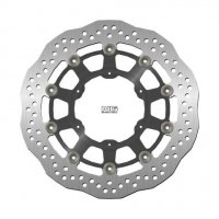 NG TARCZA HAMULCOWA PRZÓD BMW F 650/700/800 GS 93-19, APRILIA PEGASO 650 86-08 (300X105X5MM) (6X6,5) WAVE PŁYWAJĄCA (ŚRODEK ALUM 