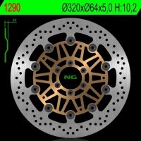 NG TARCZA HAMULCOWA PRZÓD MOTO GUZZI NORGE 1200 06-16 (320X64X5,0MM) (6X8,5MM) PŁYWAJĄCA 