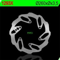 NG TARCZA HAMULCOWA PRZÓD BETA RR ENDURO 250/300 12-23, XTRAINER 250 17-22 4T 390/400/430/450/480/<br />498 (260X-X3,5) WAVE 6 OTWORÓW 
