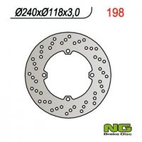 NG TARCZA HAMULCOWA PRZÓD HONDA CR 125/250 (89) (240x118x3) 