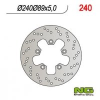 NG TARCZA HAMULCOWA TYŁ SUZUKI GSF/GSR/SV/RF (240x89x5) (5x10,5mm) 