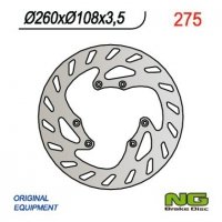 NG TARCZA HAMULCOWA PRZÓD PEUGEOT XPS 50 SM (260x108x3,5) 