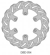 DELTA BRAKING TARCZA HAMULCOWA PRZÓD GAS-GAS 125/200/250/300/450 95-21, WAVE (260X108,2X4MM) (6X6,5MM) (NG731) 