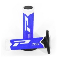 PROGRIP MANETKI PG788 OFF ROAD (22+25MM, DŁ.115MM) KOLOR BIAŁY/NIEBIESKI/CZA<br />RNY (TRÓJSKŁADNIKOWE) (PG788/17) (788-217) 
