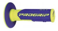 PROGRIP MANETKI PG801 OFF ROAD (22+25MM, DŁ.115MM) KOLOR ŻÓŁTY FLUO/NIEBIESKI (DWUSKŁADNIKOWE) (801-252) (PG801YLF/BL) 