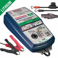 OPTIMATE ŁADOWARKA AKUMULATORÓW OPTIMATE LITHIUM 4S 12.8V / 13.2V, 10A, 3-120AH, LIFEPO4 / LFP, SAE (EL) (14) 
