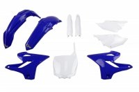 UFO KOMPLET PLASTIKÓW (FULL KIT) Z OSŁONAMI TELESKOPÓW (AMORTYZATORÓW) YAMAHA YZ 125 15-21, YZ 250 15-21 KOLOR OEM (NIEBIESKI/BI 