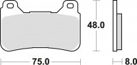 TRW klocki hamulcowe przód HONDA CBR - RRA 600 ( 9-16 ) 