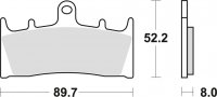 TRW klocki hamulcowe przód Suzuki GSF - S Bandit 1200 ( 01-05) 
