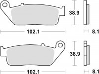 TRW klocki hamulcowe przód Kawasaki Z 650 ABS (17-) 