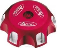 Accel korek wlewu paliwa - Honda TRX 450R (04-10) - czerwony 