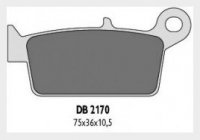 Delta Braking HONDA 250 CR (87-94) klocki hamulcowe tył 