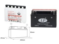 LANDPORT Suzuki LTZ 90 Quadsport 07-09 akumulator elektrolit osobno 