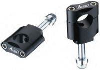 Accel mocowanie kierownicy 22,2mm wysokość 45mm ze śrubą M12 - czarny 