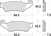 TRW klocki hamulcowe przód HONDA TRX 450 ER ( 04-09) 