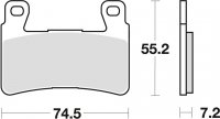 TRW klocki hamulcowe przód Honda CB 1100 A (Superfour) (05-09) 