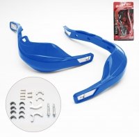 BIKETEC OSŁONY RĄK (HANDBARY) ALU KOLOR NIEBIESKI (Z MOCOWANIAMI 22MM I 28MM) 