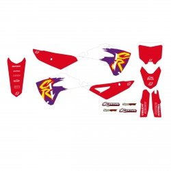 BLACKBIRD KOMPLET NAKLEJEK (OKLEIN) HONDA CRF 250R 25; CRF 450R 25 RETRO