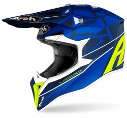 KASK AIROH JUNIOR WRAAP MOOD BLUE GLOSS YXXS