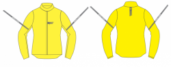 KURTKA PRZECIWDESZCZOWA REBELHORN OCEAN FLUO YELLOW S