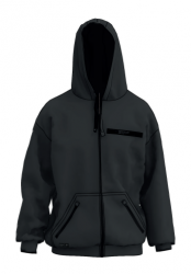 BLUZA MOTOCYKLOWA Z KAPTUREM REBELHORN HOODIE BLACK 8XL
