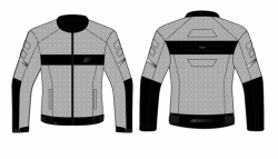 KURTKA TEKSTYLNA OZONE DART SILVER/BLACK 3XL