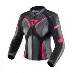 KURTKA SKÓRZANA REBELHORN REBEL LADY PINK/BLACK D44