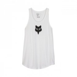 KOSZULKA BEZ RĘKAWÓW FOX LADY HEAD WHITE L