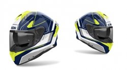 KASK AIROH SPARK 2 CHRONO BLUE/YELLOW GLOSS S