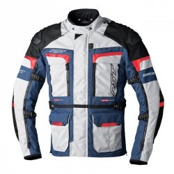 KURTKA TEKSTYLNA RST PRO SERIES ADVENTURE X SILVER/DARK BLUE/RED XXL (2409)