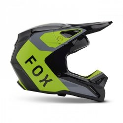 KASK FOX JUNIOR V1 LEAN GREY/YELLOW YM
