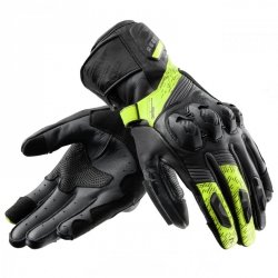RĘKAWICE SKÓRZANE REBELHORN VIPER BLACK/GREY/FLUO YELLOW XXL