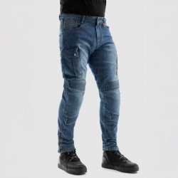 SPODNIE JEANS REBELHORN VANDAL MONOLAYER WASHED BLUE W30L32