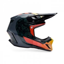 KASK FOX V3 RS GRID BLACK/ORANGE M