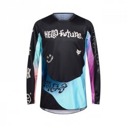 BLUZA FOX 180 HELLO FUTURE BLACK XL