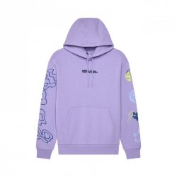BLUZA Z KAPTUREM FOX LADY HELLO FUTURE FLEECE PO LILAC XS