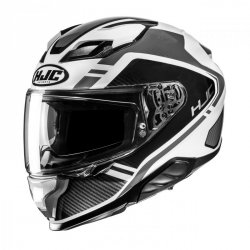 KASK HJC F71 TOZZ BLACK/WHITE L