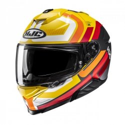 KASK HJC I71 VIZ YELLOW/RED XL