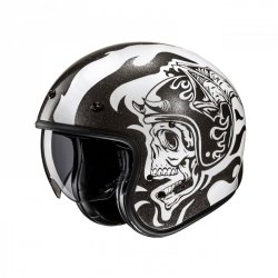 KASK HJC V31 FLAME WHITE/BLACK S