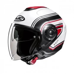KASK HJC I40N LINIA WHITE/BLACK XXL