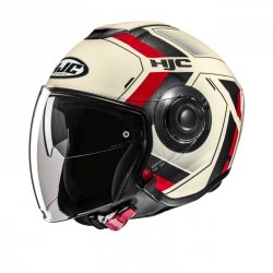KASK HJC I40N VELU BEIGE/RED XL