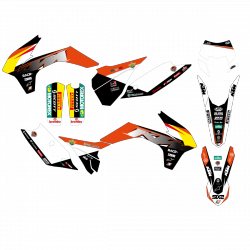 BLACKBIRD KOMPLET NAKLEJEK (OKLEIN) KTM SX SXF (13-15) REPLICA TROFEO 2021