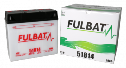 Akumulator FULBAT 51814 (suchy, obsługowy, kwas w zestawie)